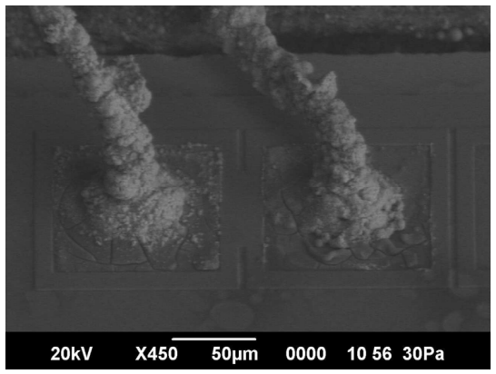 Corroded copper