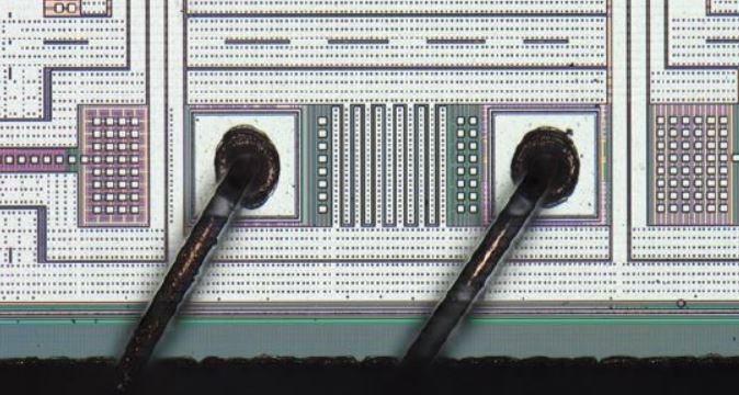 Intact Cu wire after MIP decap