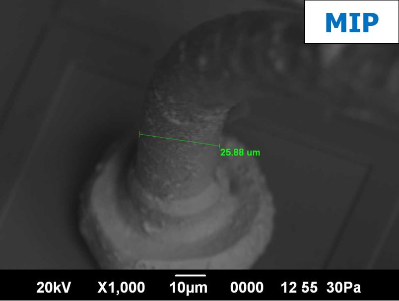 Intact Cu Wire after MIP Decapsulation