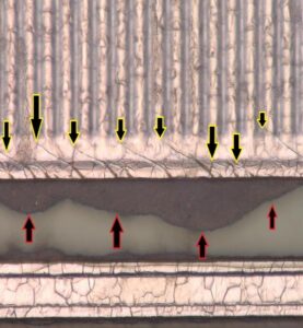 Passivation crack SiC High Tg Mold compound after MIP decap
