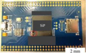 Exposed EEPROM on PCB after MIP Decapsulation
